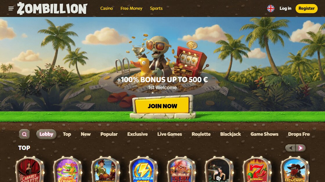 ervaringen met de buitenlandse online goksite van zombillion casino